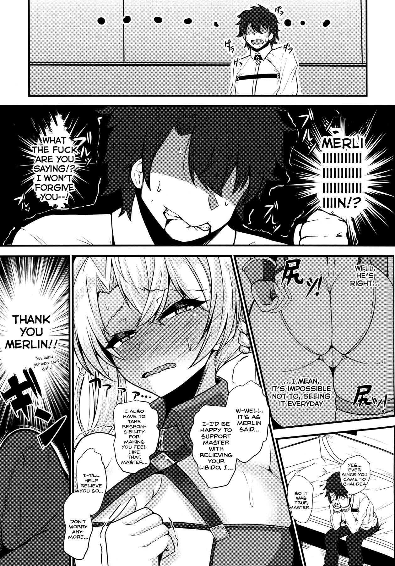 Hentai Manga Comic-A Book Where Bradamante Helps You Get Off With Her Ass-Read-4